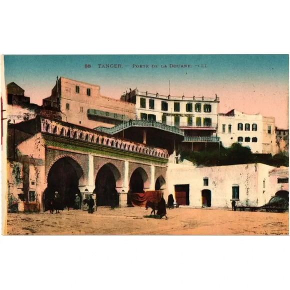88 Tanger Porte De La Douane LL Morocco Postcard - Picture 1 of 2